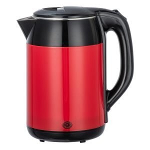 FINLUX FK-17320 Jug Kettle, 1.7Ltr, 1.8Kw, LED-Indicator, 360 Degree Rotation Hidden Heater, Red