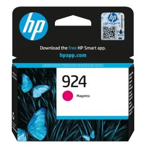 HP 924 Magenta Ink Cartridge, Original, (4K0U4NE)