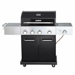 ALLGRILL Elegance Gas 4*Burners BBQ, Black/Silver