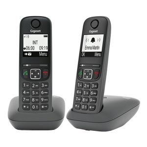 GIGASET AS490 Cordless Phone Set of 2 with Handsfree