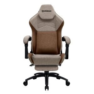 RAIDMAX Drakon DK719 Gaming Chair, Fabric, Brown