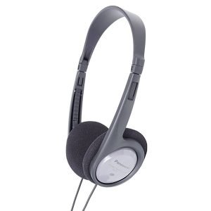 PANASONIC RP-HT090E-H On-Ear Jack Headphones, Grey