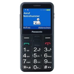 PANASONIC KX-TU155EXBN Standard Senior Mobile Phone, 2G