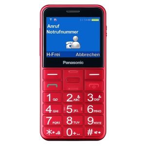 PANASONIC KX-TU155EXRN Standard Senior Mobile Phone, 2G