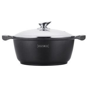 ROYALTYLINE BS30ML 30cm Casserole Pot Cast Aluminum Cookware