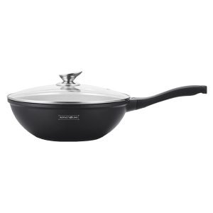 ROYALTYLINE BW30M 30cm Wok Cast Aluminum Cookware