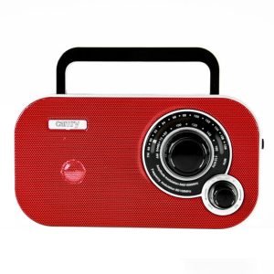 CAMRY CR-1140-RD Analog Radio, Red