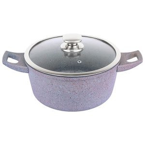ROYALTYLINE FC28M-SV 28cm Casserole Pot Forged Aluminum Cookware