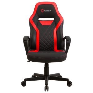 ONEX GX1 Gaming Chair, PU Leather, Black/Red
