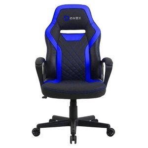ONEX GX1 Gaming Chair, PU Leather, Black/Blue