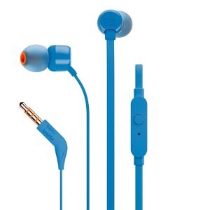 JBL T110 In-Ear Jack Earphones, Blue