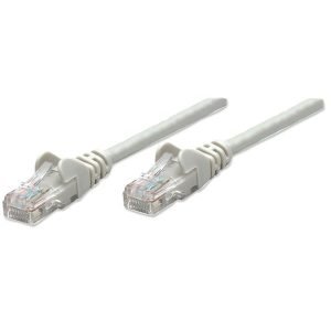 INTELLINET 340380 RJ45 Cat6 UTP Patch-Lead 1.5m, Male to Male, Grey