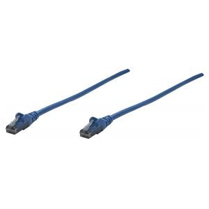 INTELLINET 342575 RJ45 Cat6 UTP Patch-Lead 1.0m, Male to Male, Blue
