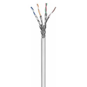 INTELLINET 704953 Cat6A SFTP Cable 100m, Copper, Box, 23AWG, Grey