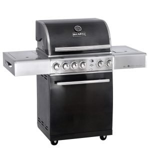 ALLGRILL Chef M Black Gas 3*Burners BBQ, Black/Silver