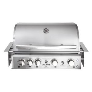 ALLGRILL Chef L Gas Built-in 4*Burners BBQ, Silver