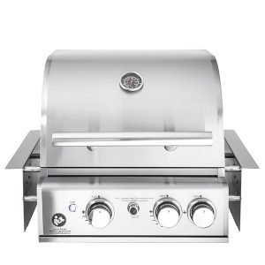 ALLGRILL Chef S Gas Built-in 2*Burners BBQ, Silver