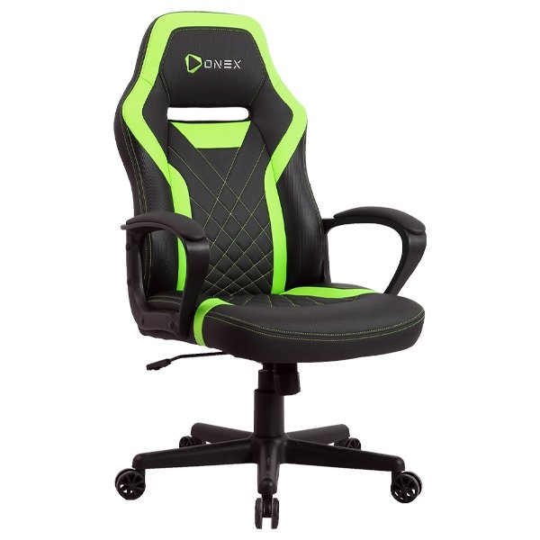 onex gx1 gaming chair, pu leather, black