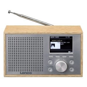 LENCO DAR-017-WH Digital Radio, White