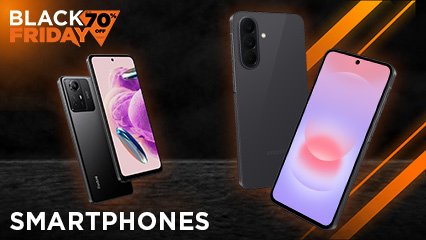 smartwatches category banner with discounts of up to 60% - black friday summer edition
