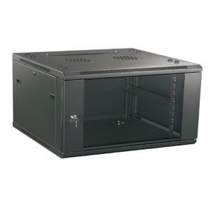 SKB 59632225 9U Wall-Mount Data Cabinet, 19'', Flatpack, Black, H50.0xW60.0xD60.0 cm