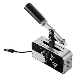 THRUSTMASTER TSS Add-on Handbrake, Compatible with Xbox One/Xbox Series X|S/PS4/PS5/PC, Black/Silver, 4060306