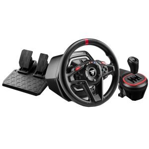 THRUSTMASTER T128 Shifter Pack XBOX Steering-Wheel, with Pedals & Shifter, Compatible with Xbox Series X|S/Xbox One/PC, Black, 4460267