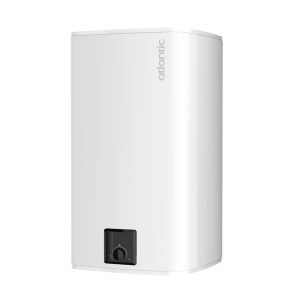 ATLANTIC Steatite Cube 30Ltr Water heater, Vertical, Ceramic, Square Slim, White, 5 Year Warranty, 831184