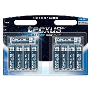 TECXUS Maximum AA Alkaline Battery, 10 Pack