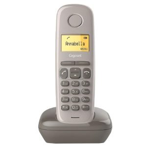 GIGASET A170-GY Cordless Phone, with Caller-ID, Umbra, Grey