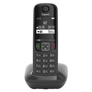 GIGASET AS690 Cordless Phone, Black