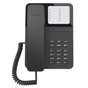 GIGASET DESK400 Landline Phone, Black
