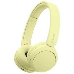 SONY WH-CH520 On-Ear Wireless Headphones, Yellow