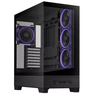 ASUS A31 Plus ARGB-BK Middle Tower Mini-ITX, Micro-ATX, ATX, BTF Case