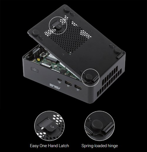 asus nuc 16 pro grand canyon slim intel core ultra 5-325 pc