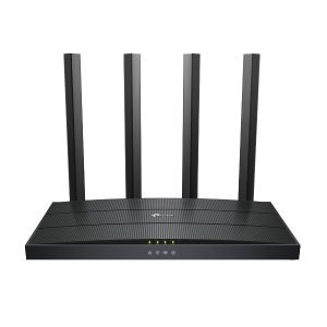 TPLINK Archer AX12 Router, AX1500, Dual Band, 1000Mbps Gigabit, Black