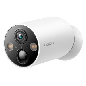 TPLINK Tapo C425 Bullet IP Camera, Outdoor, Wi-Fi, QHD, 2K, AI detection, Two-Way Audio, White/Black