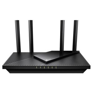 TPLINK Archer AX55 Pro Router, AX3000, Dual Band, 2402Mbps Gigabit, Wi-Fi 6, Black