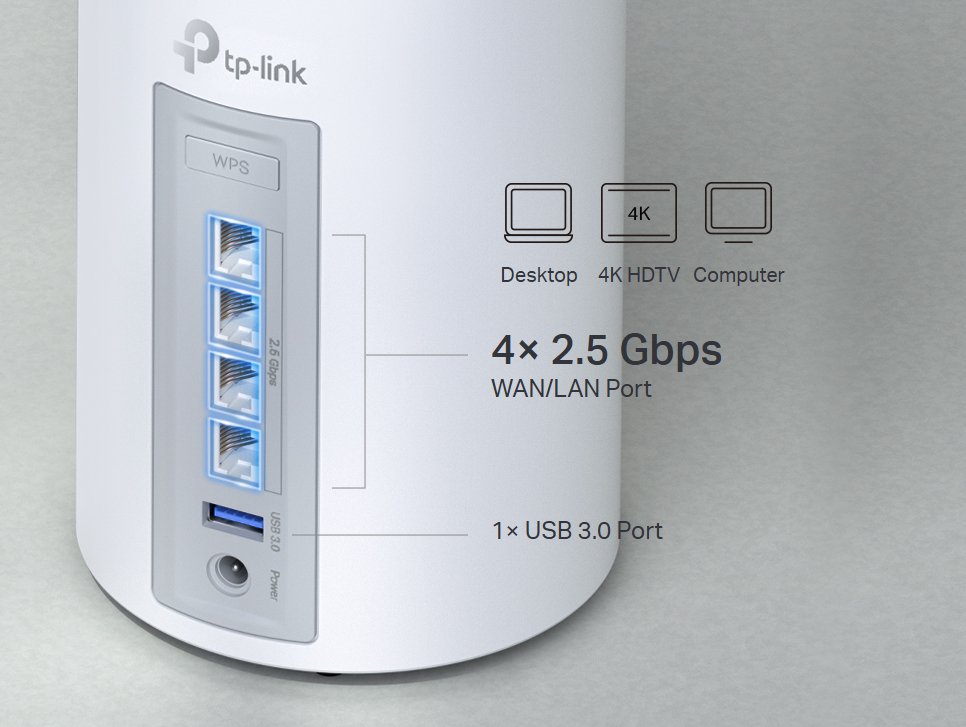 tplink deco be65 (3-pack) mesh router