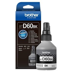 BROTHER BTD-60BK Black Ink Bottle, Original