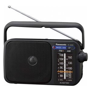 PANASONIC RF-2400DEG Portable Radio, Black