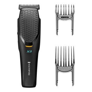 REMINGTON Power X Series X3 Hair Clipper, Cordless, 3 Guides included, Ergonomic design, Black