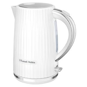 RUSSELLHOBBS 27360-70 EDEN Jug Electric Kettle, 1.7Ltr, 2400W, 360 Degree with cable storage, Removable & Washable Filter, White