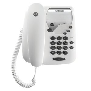 Motorola CT1 Wall/Desk Corded Phone, White