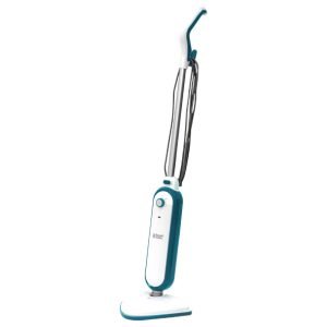 RUSSELLHOBBS RHSM1001-G Steam & Clean Steam Mop, Microfiber, White/Blue