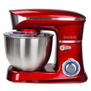 ROYALTYLINE PKM1900.7-RD 1900W Kitchen Machine, 6.5Ltr, Multifunctional, Mixer-Stainless-Steel, 6*Speed+Pulse, Red, 3 Year Warranty