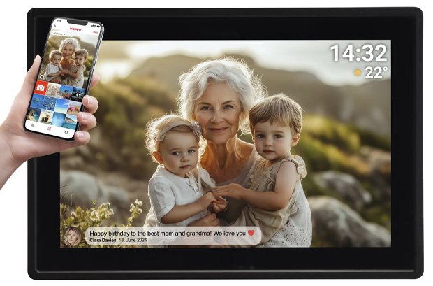 denver 10.1'' 16gb-storage photo frame