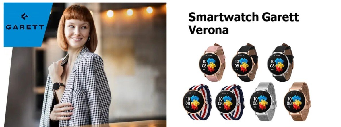 GARETTELECTRONICS Verona Smartwatch, Gold 9 garettelectronics verona smartwatch