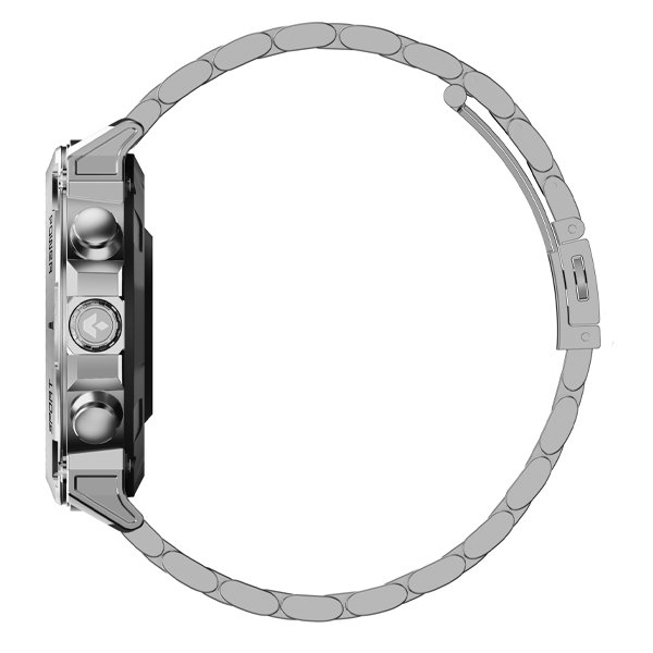 GARETTELECTRONICS Atom Smartwatch, Silver 7 garettelectronics atom smartwatch, silver - image 4