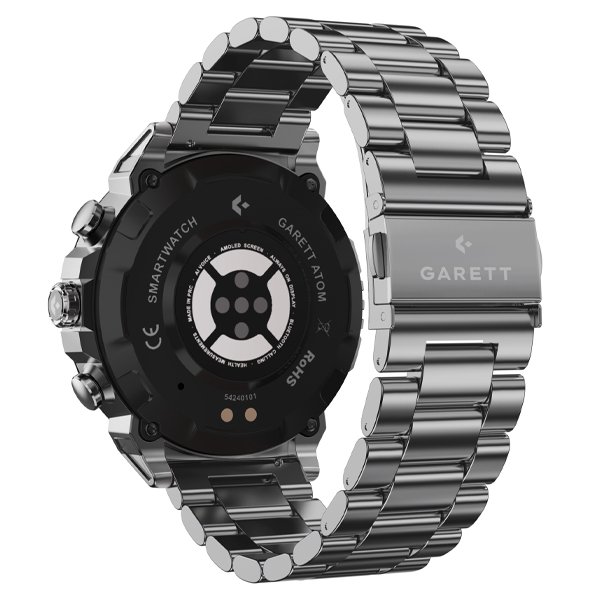 GARETTELECTRONICS Atom Smartwatch, Silver 9 garettelectronics atom smartwatch, silver - image 5